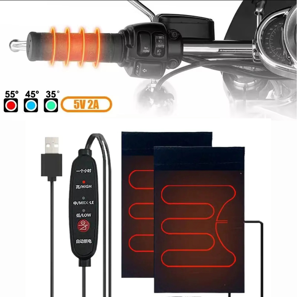Motorcycle Heated Grips USB 12 - Handlebar Grip Heated review and price