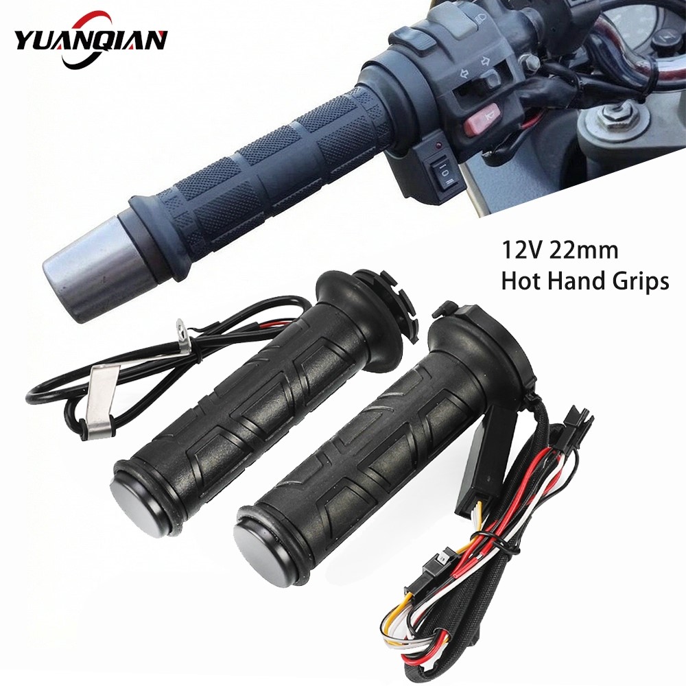 12V 22mm Hot Hand Grips Heated - Handlebar Grip Heated review and price